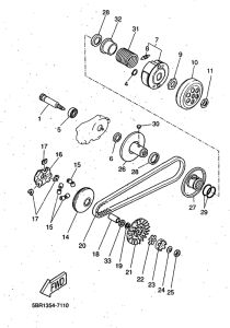 YQ50 Сцепление
