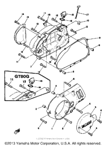 GT80F Боковые крышки