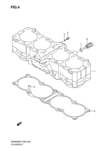 GSF650S Цилиндр