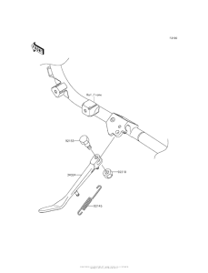 VN1700 Подножка
