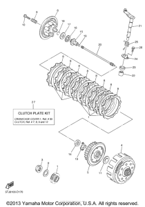 WR450F Сцепление