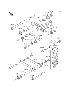VN800 Подвеска / амортизатор