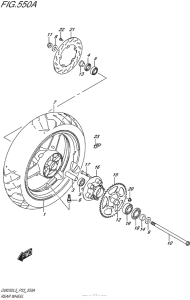 GW250 Переднее колесо