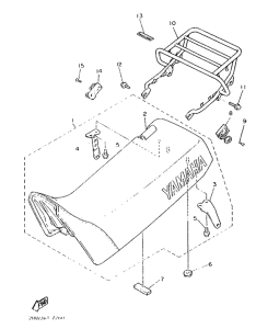 XT600Z Сидение
