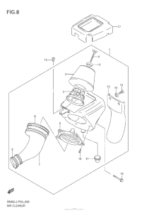 RM85L Воздушный фильтр