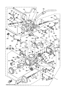 TRX850 Tobera  carburador