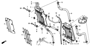 CR250R Радиатор