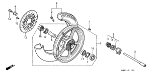 VT1100C Transom + tube