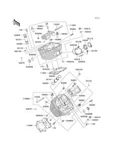VN400 Головка цилиндров