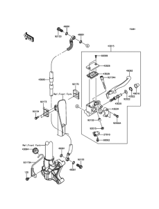 KLX150 Главный тормозной цилиндр