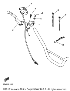 PW80J Handle switch - lever