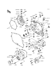 KLX300R Engine cover(s)(1 / 2)