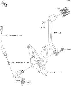  Педаль тормоза