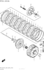 RM-Z250 Сцепление