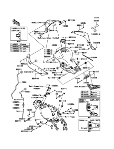 ZX1000 Топливный бак