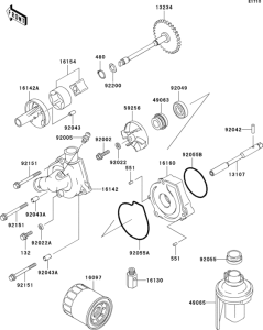 ZX636 Масляный насос