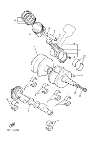 VMX12 Коленчатый вал и поршни