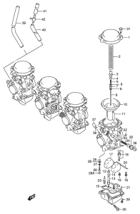 GSX600 Carburetor assy