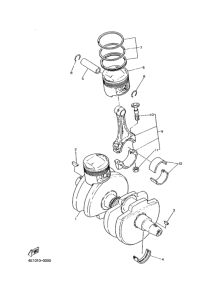 XS250 ｸﾗﾝｸｼﾔﾌﾄ.ﾋﾟｽﾄﾝ