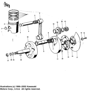  Crankshaft / piston / rotary valve