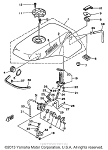 SRX250T Топливный бак