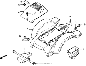 TG50 Задний бампер