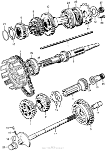 CA77 Трансмиссия