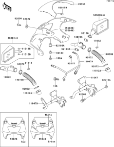 ZX400 Cowling(1 / 2)(zx400-l2)