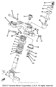 XS650G Управление