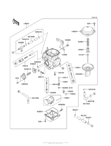KL650 Carburetor (Eaf)(Ca)