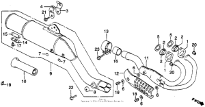 XR250R Глушитель