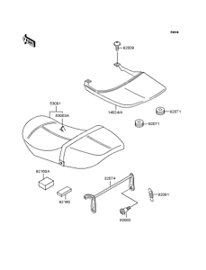 ZR400 Сиденье