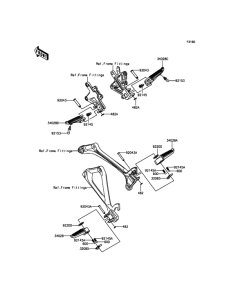ZX1000 Подножки