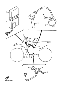 YZ400F Equipo electrico