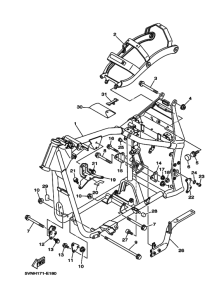 XV1700A XV17AV Frame comp