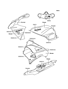 ZX900 Наклейки