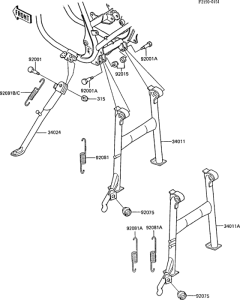 EX305 Подножка