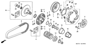 FJS600 Вариатор