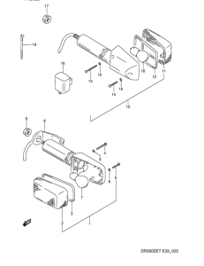 DR350 Поворотники