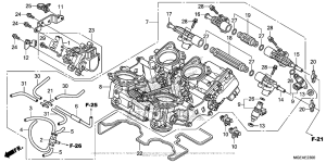 VFR1200F (DCT) Корпус Дросселя