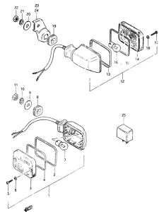 GSX400 Поворотники