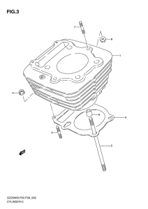 GZ250 Цилиндр
