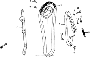 XR250 Cam chain + tensioner