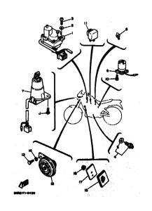 TDR250 TDR250A Equipo electrico