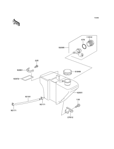 KH125 Бак масляный