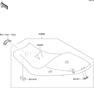 ER650 Сиденье