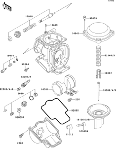 ZX600 Carburetor parts(1 / 2)