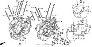 VT1100C2 Картер двигателя