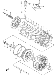 DR-Z400 Бендикс