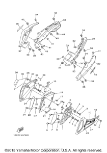 FZ09FGY Боковые обтекатели